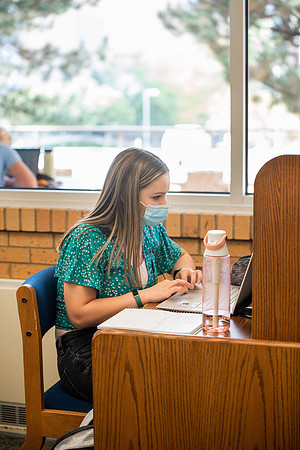 Students around campus on the first day of the fall 2021 semester at BYU-Idaho.