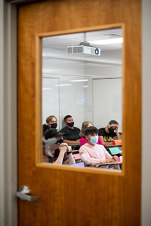 Students around campus on the first day of the fall 2021 semester at BYU-Idaho.