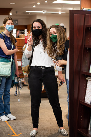 Students around campus on the first day of the fall 2021 semester at BYU-Idaho.