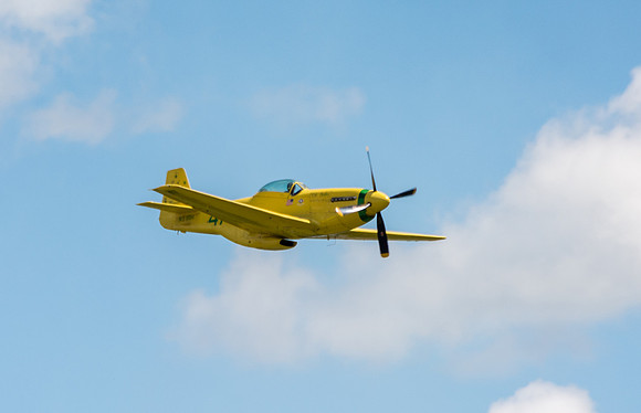 Legacy Flight Museum's old war planes put on an air show.