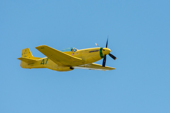 Legacy Flight Museum's old war planes put on an air show.