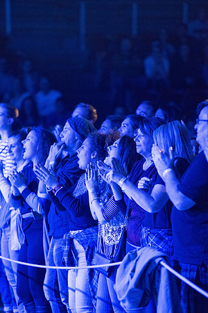 The Scottish band, Skerryvore, performing for their second time at BYU-Idaho.