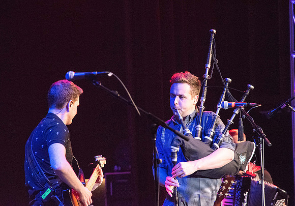 The Scottish band, Skerryvore, performing for their second time at BYU-Idaho.