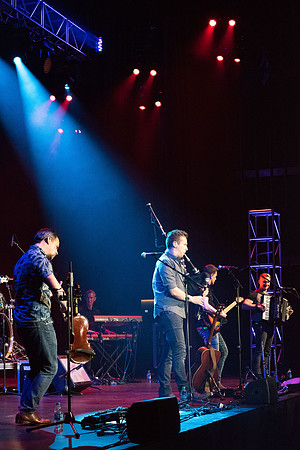 The Scottish band, Skerryvore, performing for their second time at BYU-Idaho.