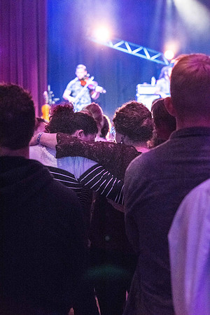 The Scottish band, Skerryvore, performing for their second time at BYU-Idaho.