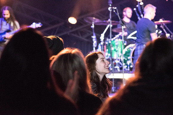 The Scottish band, Skerryvore, performing for their second time at BYU-Idaho.
