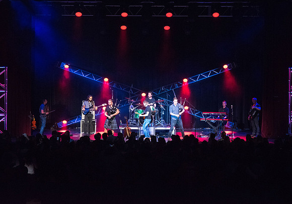 The Scottish band, Skerryvore, performing for their second time at BYU-Idaho.