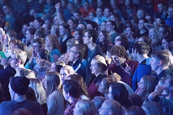 The Scottish band, Skerryvore, performing for their second time at BYU-Idaho.