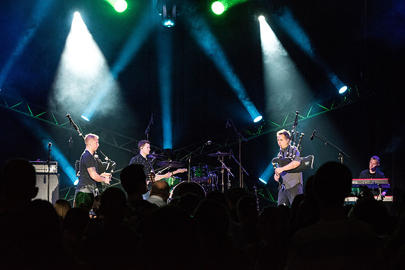The Scottish band, Skerryvore, performing for their second time at BYU-Idaho.