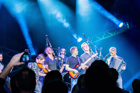 The Scottish band, Skerryvore, performing for their second time at BYU-Idaho.