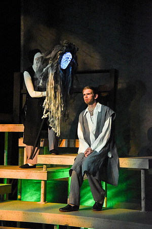 A play called Leaving Eden, performed by Theater students in the Snow building. October 2018