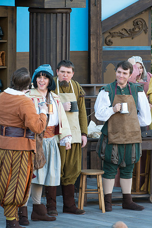 Brigham Young University-Idaho's production of The Shomaker's Holiday performed out in the amphitheatre in front of the McKay Library.