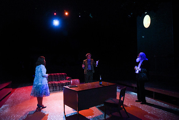 Theater students perform in an original production called Leaving Eden.