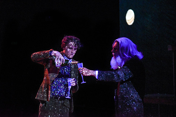 Theater students perform in an original production called Leaving Eden.