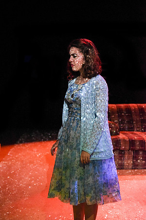 Theater students perform in an original production called Leaving Eden.