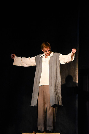 Theater students perform in an original production called Leaving Eden.