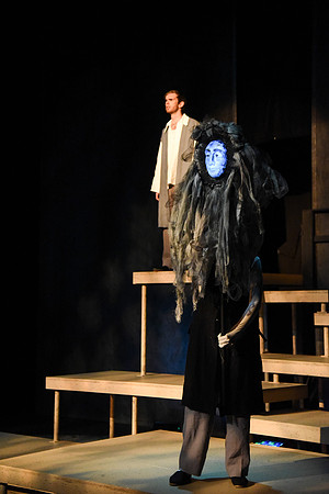 Theater students perform in an original production called Leaving Eden.