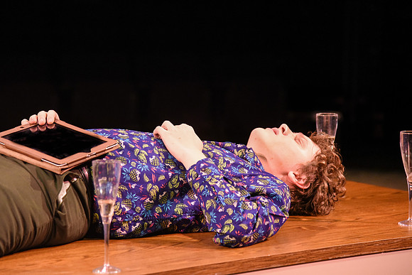 Theater students perform in an original production called Leaving Eden.