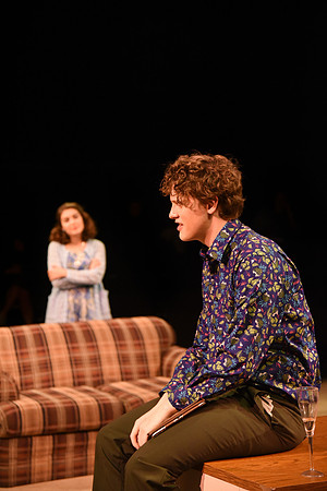 Theater students perform in an original production called Leaving Eden.