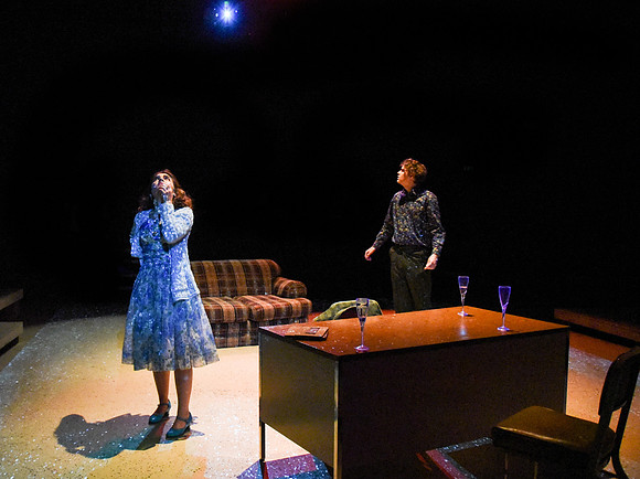 Theater students perform in an original production called Leaving Eden.