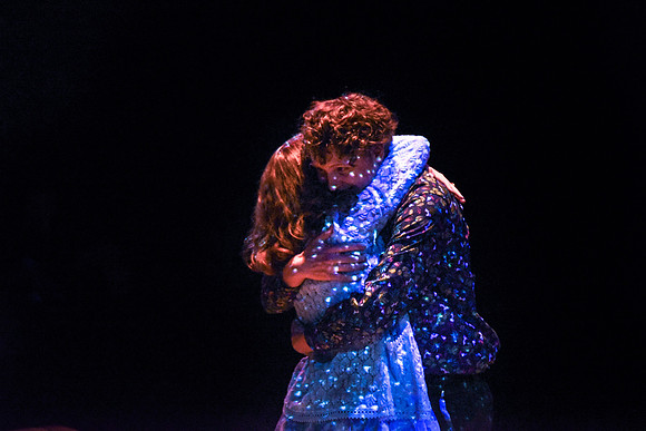 Theater students perform in an original production called Leaving Eden.