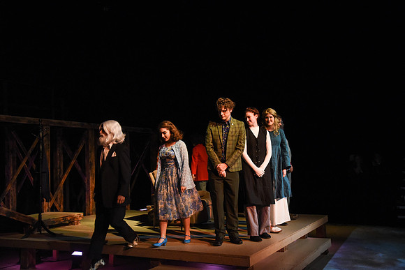 Theater students perform in an original production called Leaving Eden.
