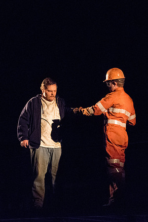 Theater students perform in an original production called Leaving Eden.