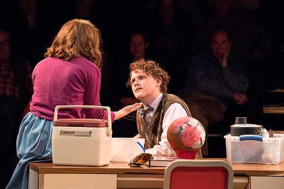 Theater students perform in an original production called Leaving Eden.