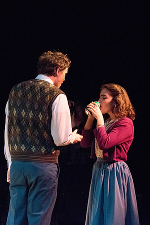 Theater students perform in an original production called Leaving Eden.
