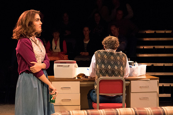 Theater students perform in an original production called Leaving Eden.