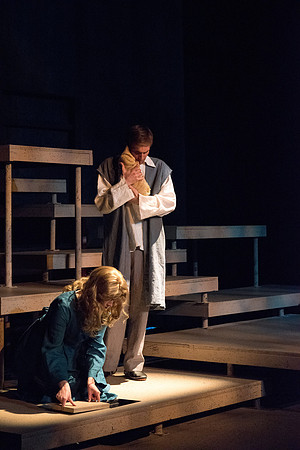 Theater students perform in an original production called Leaving Eden.