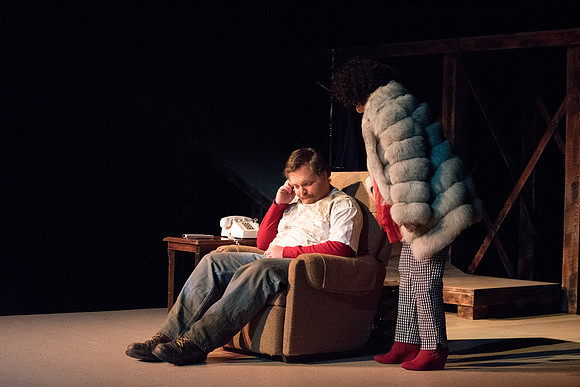 Theater students perform in an original production called Leaving Eden.