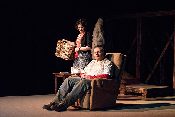 Theater students perform in an original production called Leaving Eden.