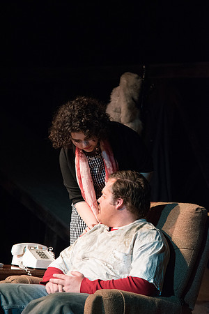 Theater students perform in an original production called Leaving Eden.