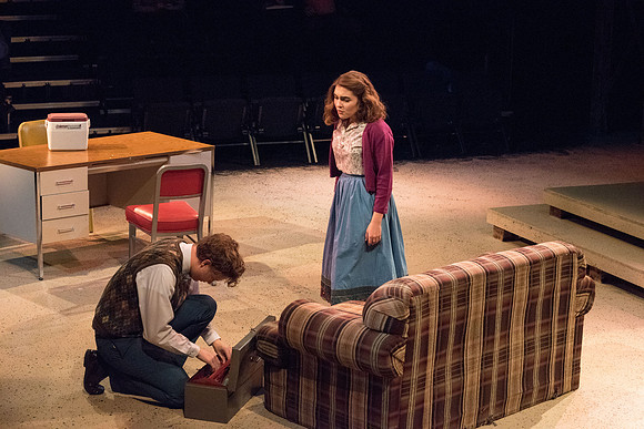 Theater students perform in an original production called Leaving Eden.