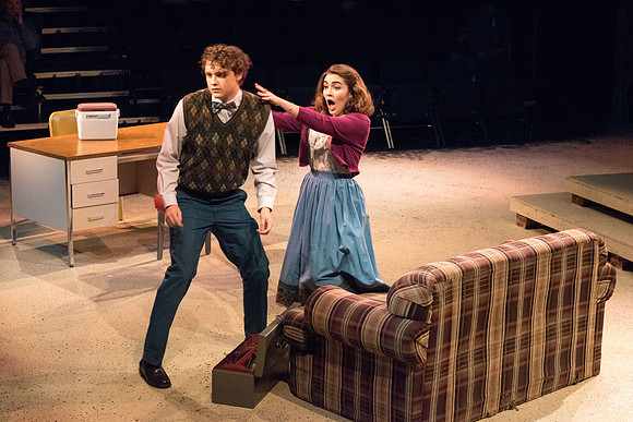 Theater students perform in an original production called Leaving Eden.