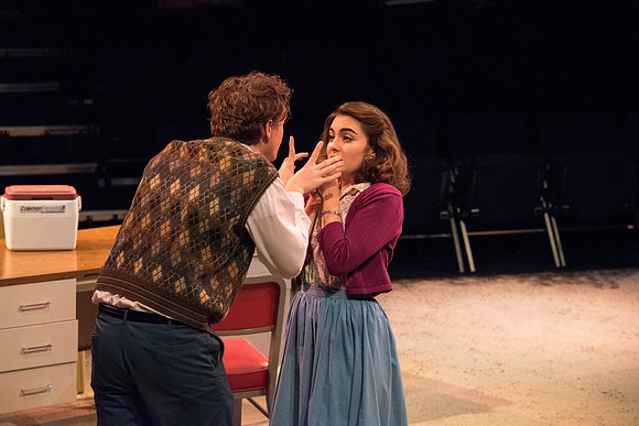 Theater students perform in an original production called Leaving Eden.