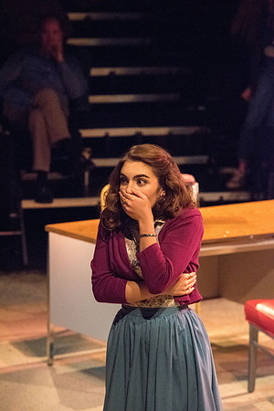 Theater students perform in an original production called Leaving Eden.