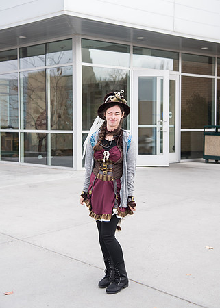 Students all dressed up for Halloween! October 2018