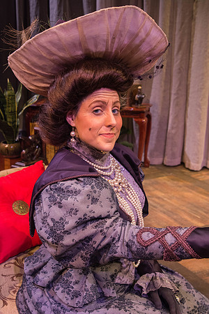 The cast of Brigham Young University-Idaho's production of "The Importance of Being Earnest" pose scenes and moments from the performance.