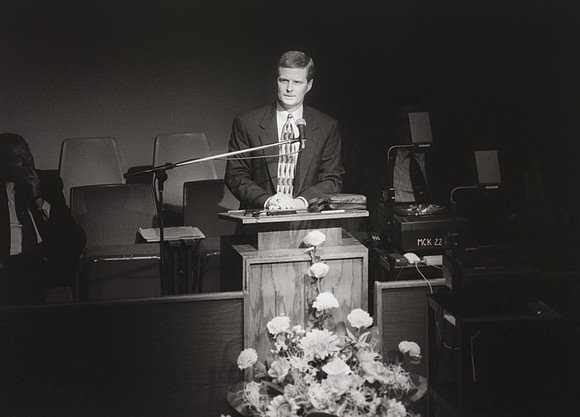 President David A. Bednar speaks to faculty