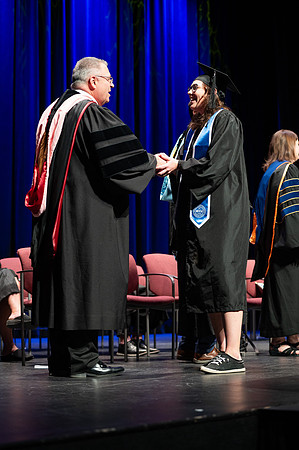 Graduates during convocation for the College of Academic Success & Interdisciplinary Studies. Speakers: Kevin Brower, Jenna Kate Wilson, Tyler Christensen