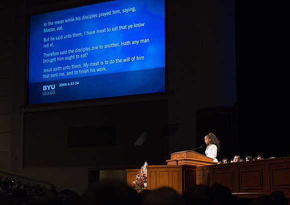 BYU-Idaho devotional Scripture Reading.