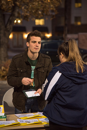 Tailgate Party and Football Game at the BYU-Idaho stadium. November 2018
