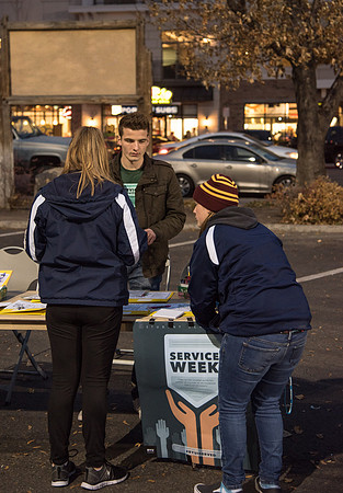 Tailgate Party and Football Game at the BYU-Idaho stadium. November 2018