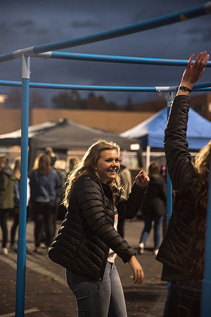 Tailgate Party and Football Game at the BYU-Idaho stadium. November 2018