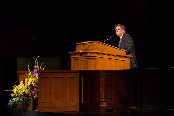 Devotional speaker Brett Sampson speaks on forgiveness.