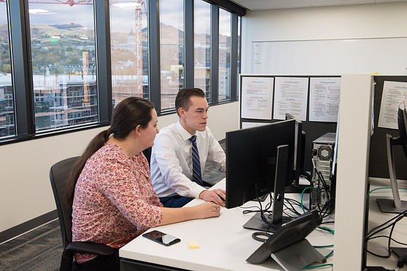 Pathway office facilities on the fifth floor of the BYU Salt Lake Center.