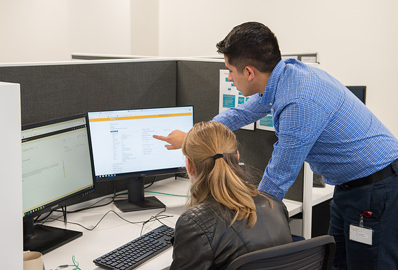 Pathway office facilities on the fifth floor of the BYU Salt Lake Center.