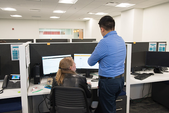Pathway office facilities on the fifth floor of the BYU Salt Lake Center.
